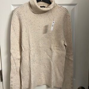 Talbots ribbed turtleneck sz large